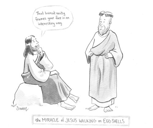The Miracle of Jesus Walking on Egg Shells