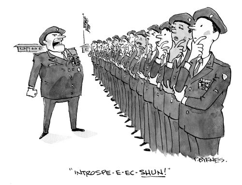 "Introspe-e-ec-shun!"