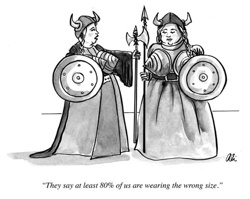 "They say at least 80% of us are wearing the wrong size."