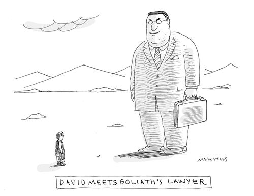 David meets Goliath's lawyer.