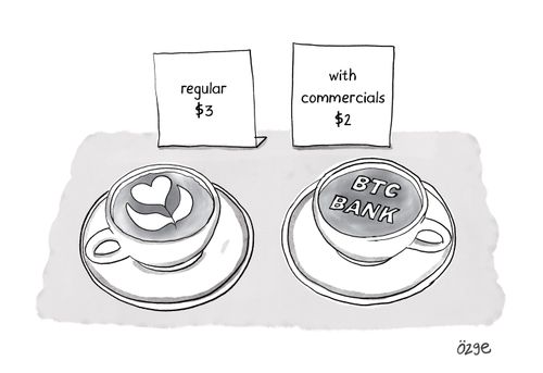 Regular $3, with commercials $2