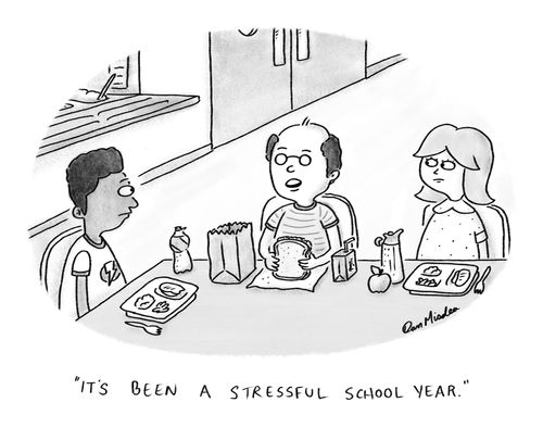 "It's been a stressful school year."