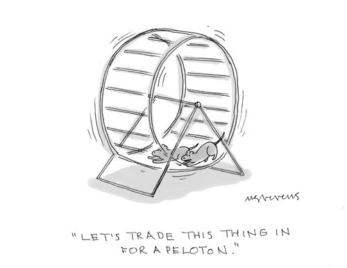 "Let's trade this thing in for a Peloton."