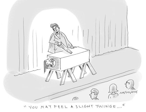 "You may feel a slight twinge..."