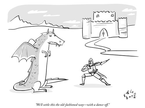 "We'll settle this the old-fashioned way - with a dance-off."