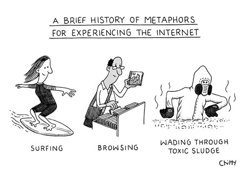 A Brief History of Metaphors For Experiencing the Internet