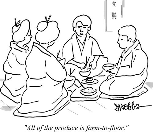 "All the produce is farm-to-floor."