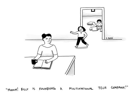 "Mooom! Bully is founding a multinational tech company!"