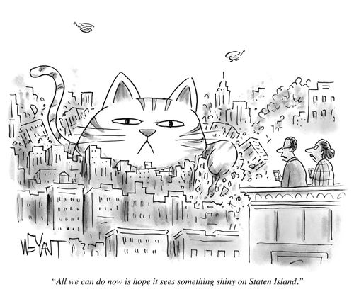 "All we can do now is hope it sees something shiny on Staten Island."