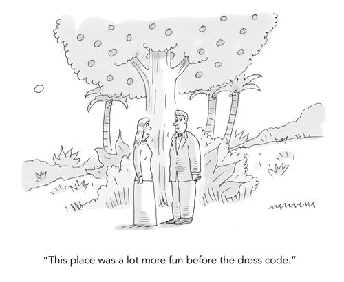 "This place was a lot more fun before the dress code."