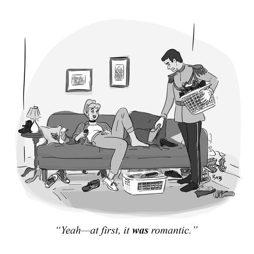 "Yeah - at first, it was romantic."