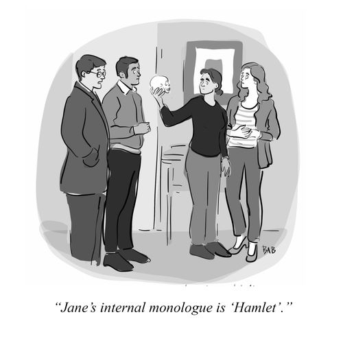 "Jane's internal monologue is 'Hamlet'."