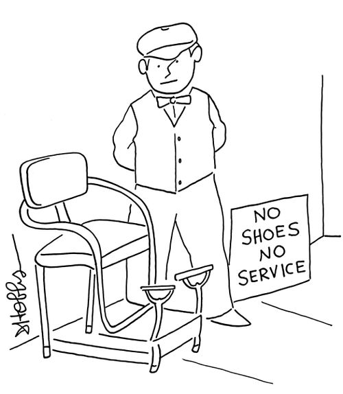 No Shoes, No Service