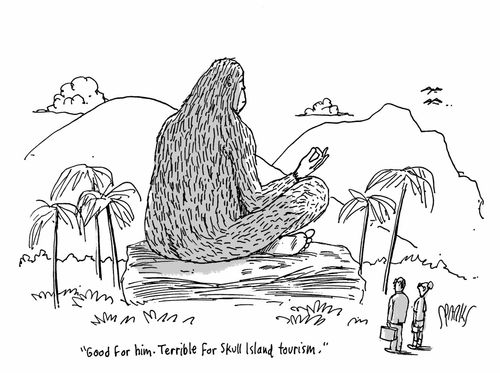 "Good for him. Terrible for Skull Island tourism."