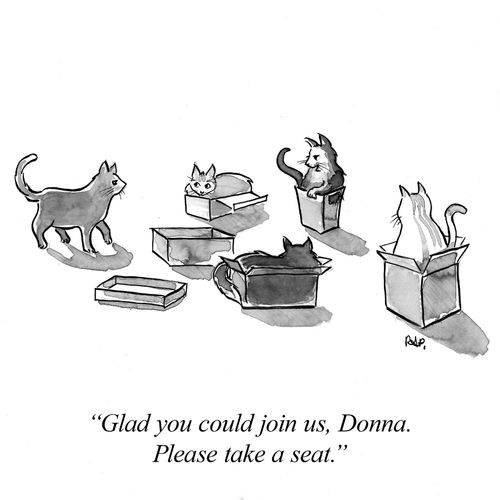 "Glad you could join us, Donna. Please take a seat."