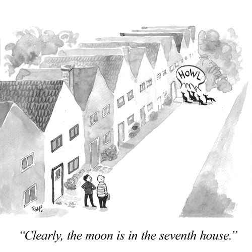 "Clearly, the moon is in the seventh house."