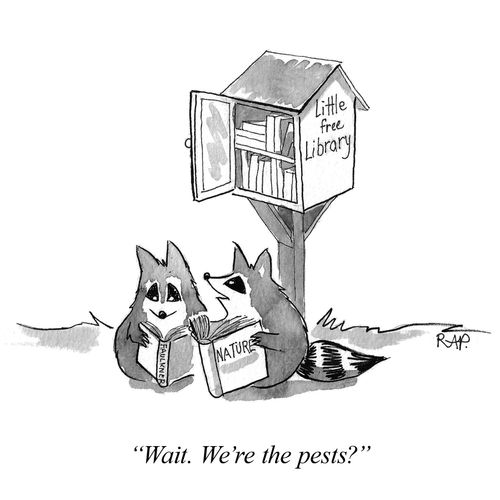 "Wait. We're the pests?"