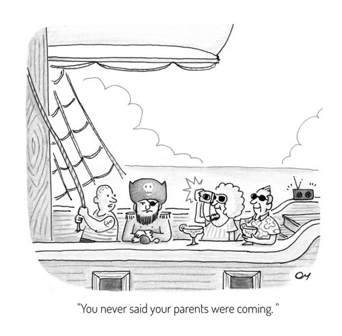 "You never said your parents were coming."