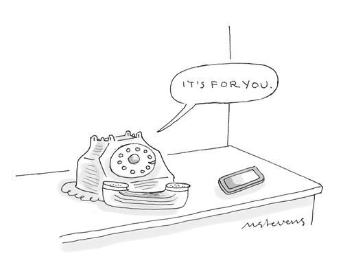 "It's for you."