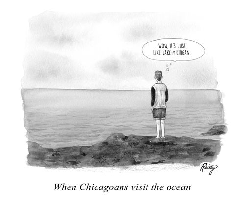 "Wow. It's just like Lake Michigan."