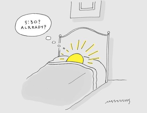 "5:30? Already?"