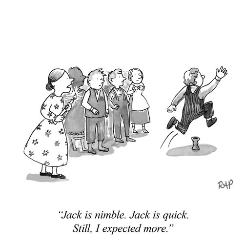 "Jack is nimble. Jack is quick. Still, I expected more."