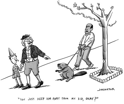 "You just keep him away from my kid, okay?"