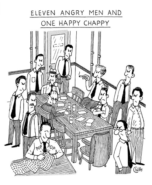 Eleven Angry Men and One Happy Chappy