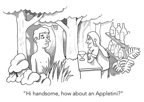 "Hi handsome, how about an Appletini?"