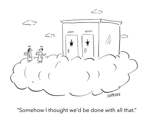 "Somehow I thought we'd be done with all that."