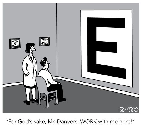 "For God's sake, Mr. Danvers, work with me here!"