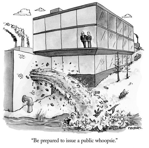 Be prepared to issue a public whoopsie.