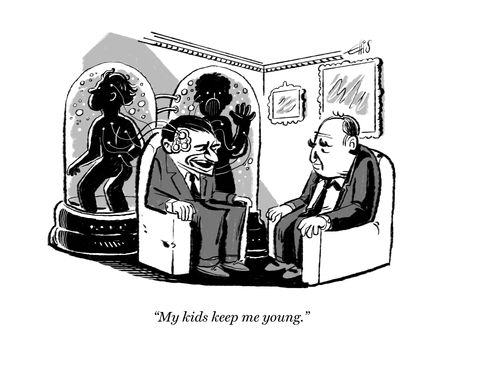 "My kids keep me young."