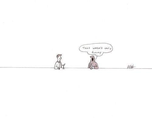 "That wasn't very funny!"