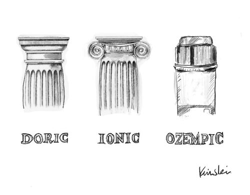 "Doric Ionic Ozempic"