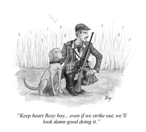 "Keep heart Rexy boy... even if we strike out, we'll look damn good doing it."