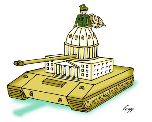 U.S Capitol Building Tank Turret