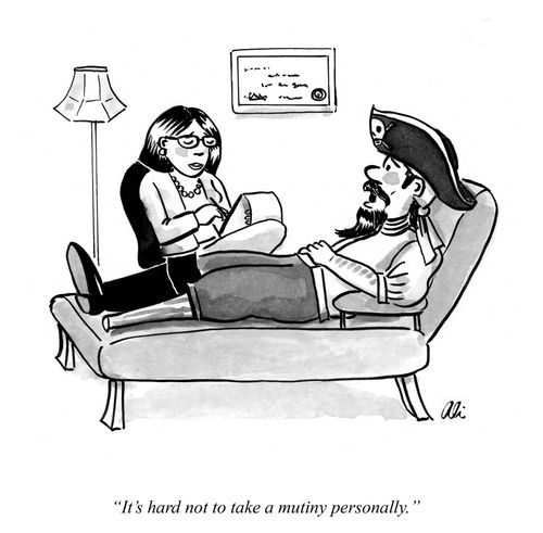 "It's hard not to take a mutiny personally."
