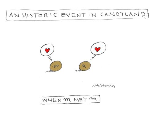An historic event in Candyland: When M met M
