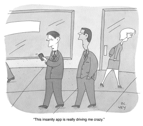 "This insanity app is really driving me crazy."