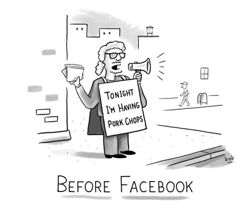 Before Facebook: Tonight I'm having pork chops