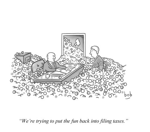 "We're trying to put the fun back into filing taxes."