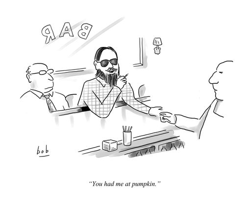 "You had me at pumpkin."