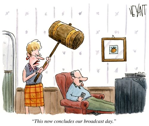 "This now concludes our broadcast day."