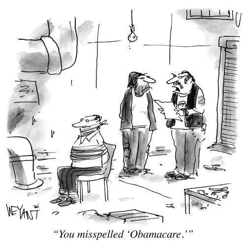 "You misspelled 'Obamacare'."