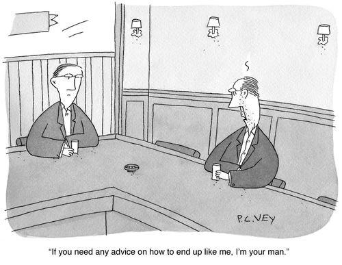 "If you need any advice on how to end up like me, I'm your man."