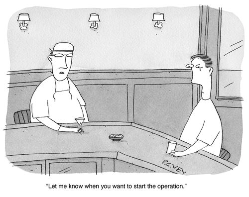 "Let me know when you want to start the operation."