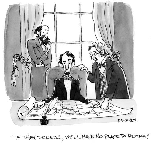 "If the secede, we'll have no place to retire."