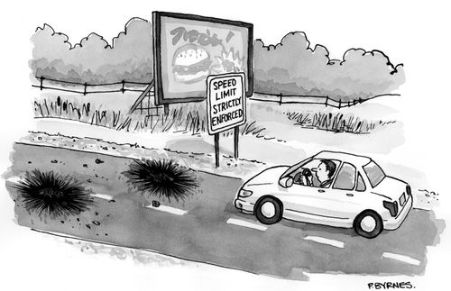 Speed Limit Strictly Enforced