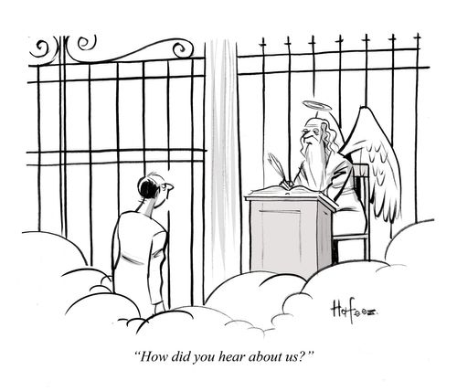 "How did you hear about us?"